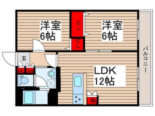 秋山マンションの物件間取画像